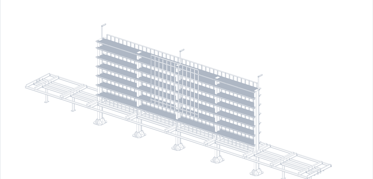 Structural steel isometric