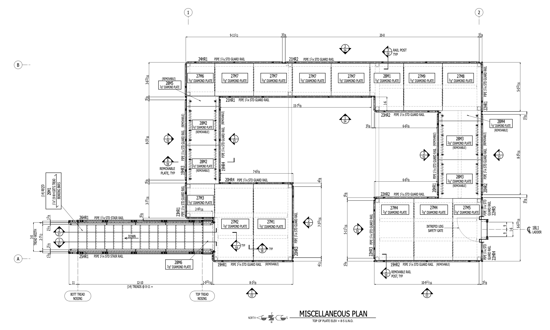 Elevated Access Platform connection detail