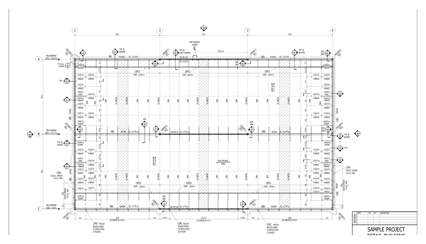 Retail Building connection detail